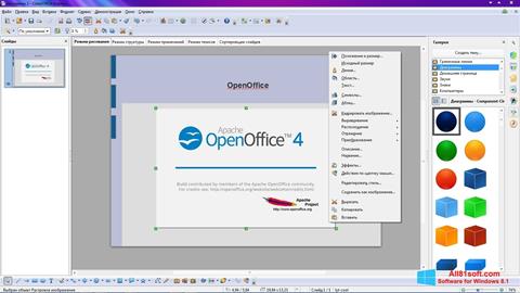 Képernyőkép Apache OpenOffice Windows 8.1