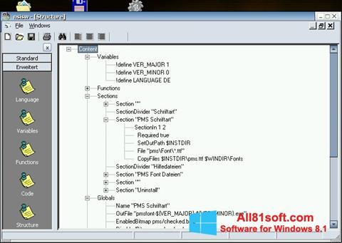 Képernyőkép NSIS Windows 8.1
