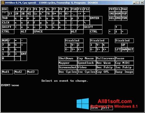 Képernyőkép DOSBox Windows 8.1