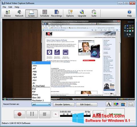 Képernyőkép Debut Video Capture Windows 8.1