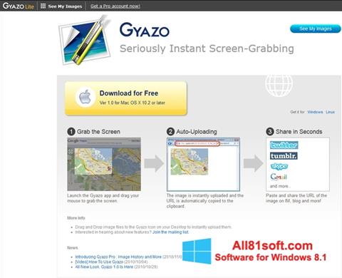 Képernyőkép Gyazo Windows 8.1