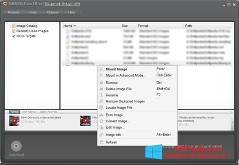 Képernyőkép DAEMON Tools Ultra Windows 8.1