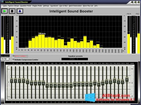 Képernyőkép Sound Booster Windows 8.1
