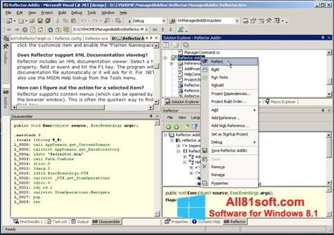 Képernyőkép Reflector Windows 8.1