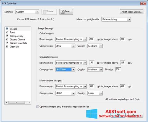 Képernyőkép Adobe Acrobat Pro DC Windows 8.1