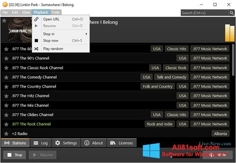 Képernyőkép Screamer Radio Windows 8.1