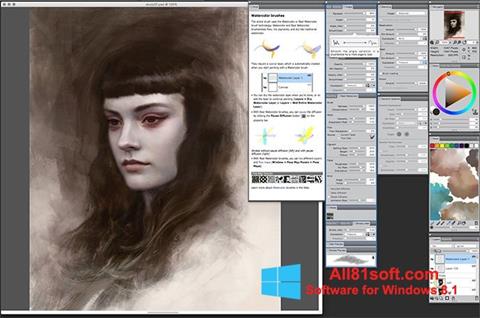 Képernyőkép Corel Painter Windows 8.1