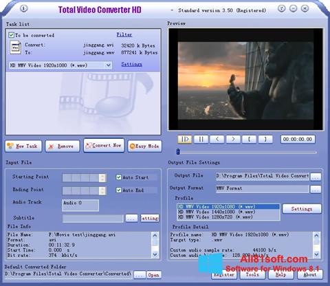 Képernyőkép Total Video Converter Windows 8.1