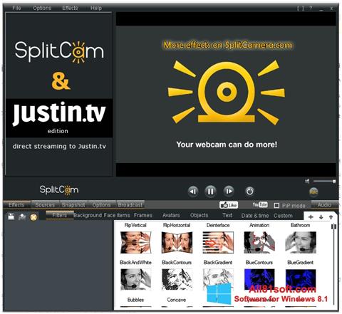 Képernyőkép SplitCam Windows 8.1