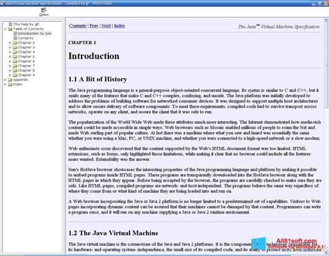 Képernyőkép Java Virtual Machine Windows 8.1