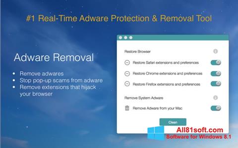 Képernyőkép Adware Removal Tool Windows 8.1