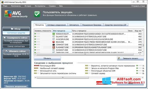 Képernyőkép AVG Windows 8.1