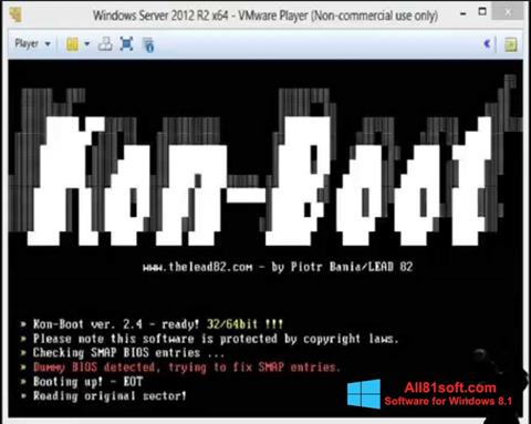 Képernyőkép Kon-Boot Windows 8.1