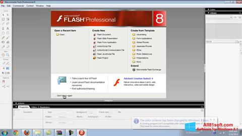 Képernyőkép Macromedia Flash Player Windows 8.1