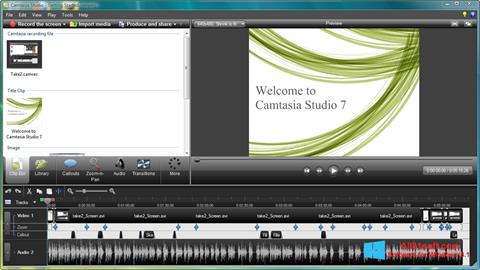 Képernyőkép Camtasia Studio Windows 8.1