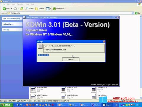 Képernyőkép KDWin Windows 8.1
