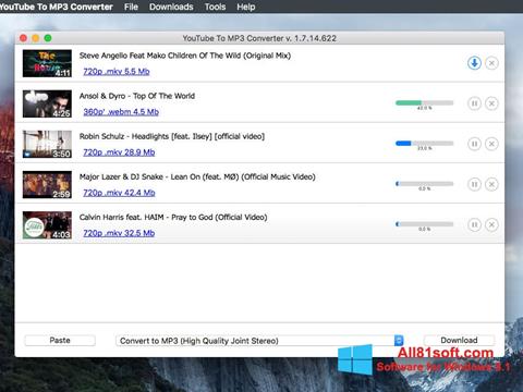 Képernyőkép Free YouTube to MP3 Converter Windows 8.1