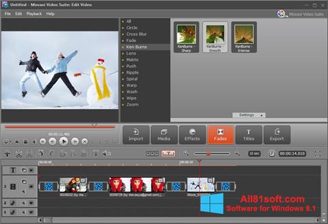 Képernyőkép Movavi Video Suite Windows 8.1