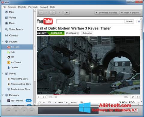 Képernyőkép Miro Windows 8.1