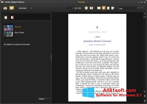 Képernyőkép Adobe Digital Editions Windows 8.1