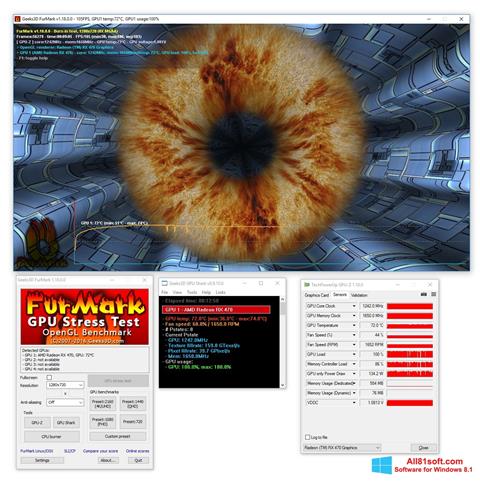 Képernyőkép FurMark Windows 8.1