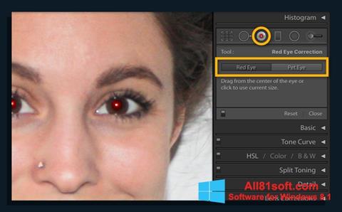 Képernyőkép Red Eye Remover Windows 8.1