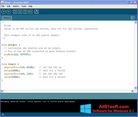 Képernyőkép Arduino Windows 8.1