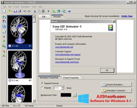 Képernyőkép Easy GIF Animator Windows 8.1