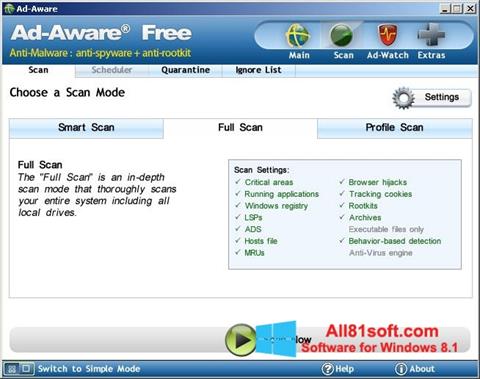 Képernyőkép Ad-Aware Free Windows 8.1