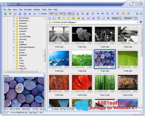 Képernyőkép FastStone Image Viewer Windows 8.1