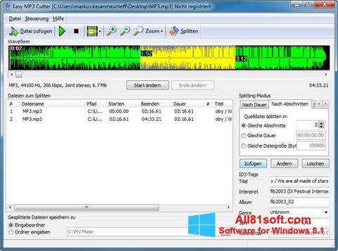 Képernyőkép MP3 Cutter Windows 8.1