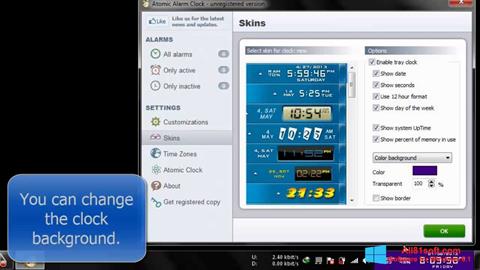 Képernyőkép Atomic Alarm Clock Windows 8.1