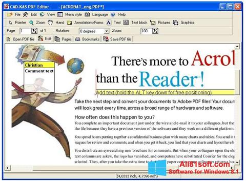 Képernyőkép PDF Reader Windows 8.1