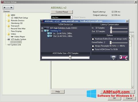 Képernyőkép ASIO4ALL Windows 8.1