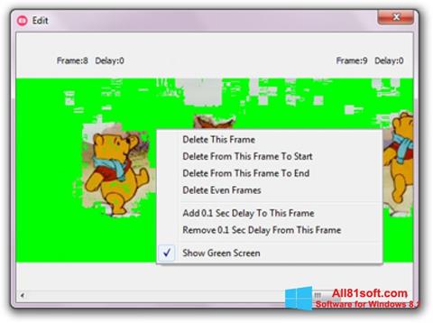 Képernyőkép GifCam Windows 8.1