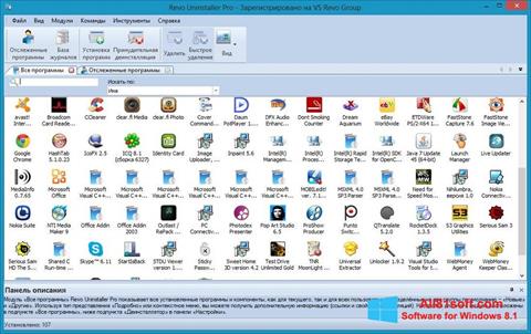 Képernyőkép Revo Uninstaller Pro Windows 8.1