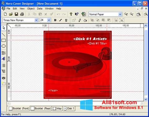 Képernyőkép Nero Cover Designer Windows 8.1